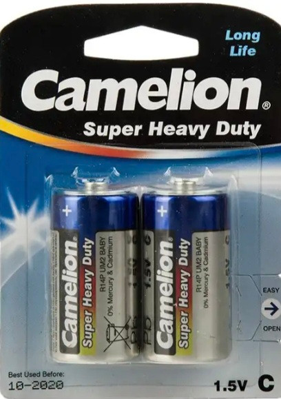 باتری بزرگ D کملیون مدل Super Heavy Duty بسته 2 عددی