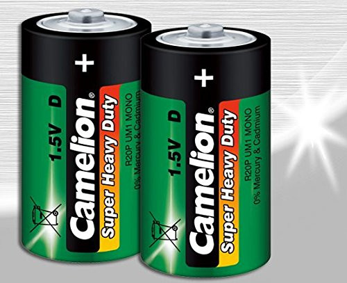 باتری بزرگ D کملیون مدل Super Heavy Duty بسته 2 عددی