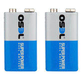 باتری کتابی اوسل مدل Super Power 6F22 بسته ۲ عددی