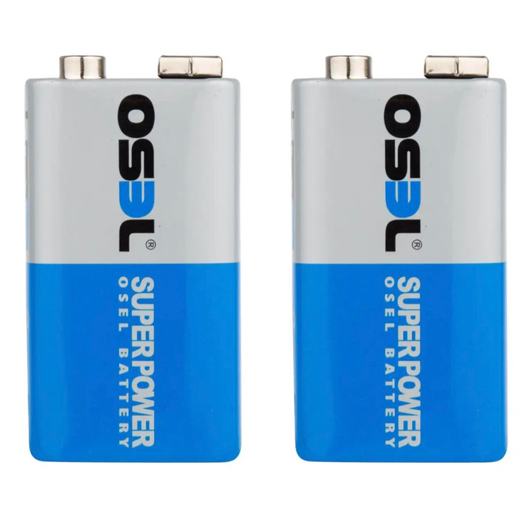 باتری کتابی اوسل مدل Super Power 6F22 بسته ۲ عددی