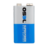 باتری کتابی اوسل مدل Super Power 6F22 بسته ۲ عددی