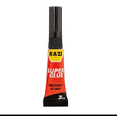 چسب قطره ای صنعتی رازی مدل 102 حجم 3 میلی لیتر بسته 2 عددی چسبندگی بسیار قوی و سریع خشک شوند