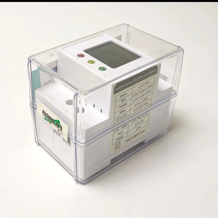 محافظ ولتاژ تیراژه مدل مینیاتوری دیجیتالی D8008