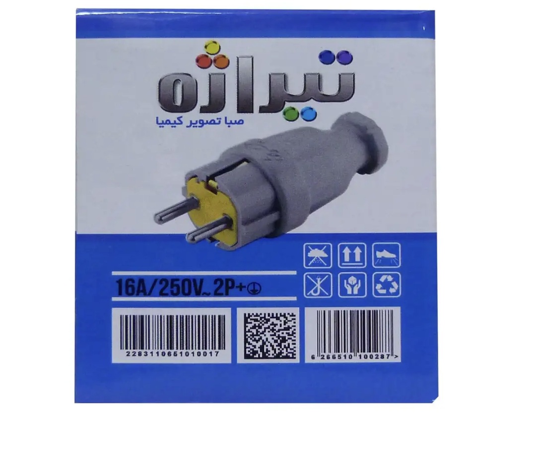 دوشاخه صنعتی تیراژه مدل S31 بسته 10 عددی