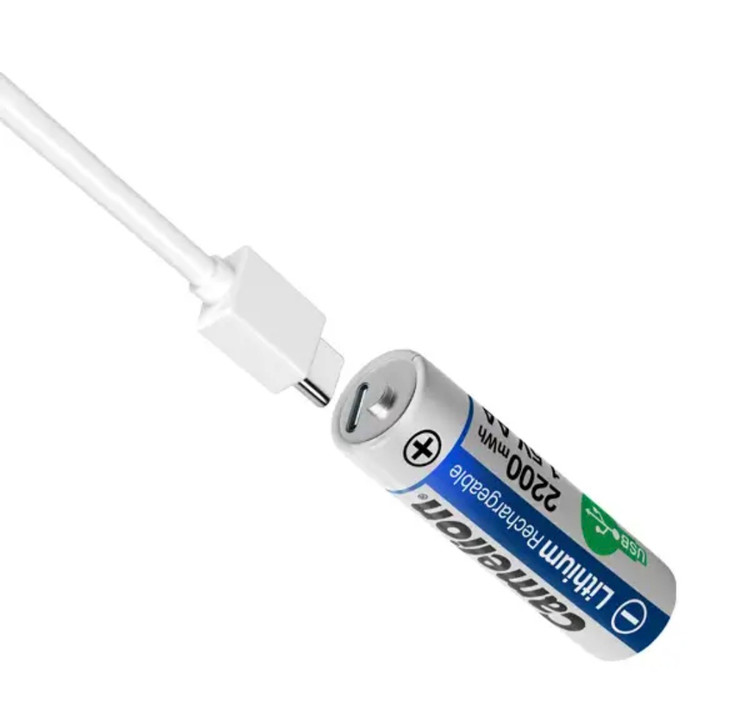باتری قلمی قابل شارژ کمليون مدل 1.5VLi-AA2200 بسته دو عددی