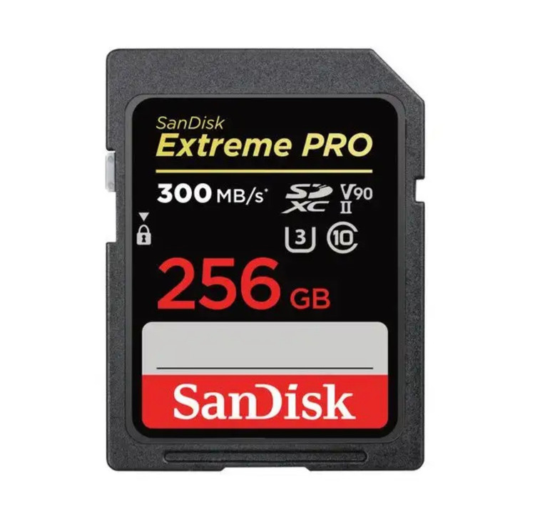 کارت حافظه SDXC سن دیسک مدل Extreme PRO کلاس 10 استاندارد UHS-II U3 سرعت 300MB ظرفيت 256 گیگابایت