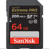 کارت حافظه SDXC سن دیسک مدل 30 Extreme Pro کلاس 10 استاندارد UHS-I U3 سرعت 200mbps ظرفیت 64 گیگابایت