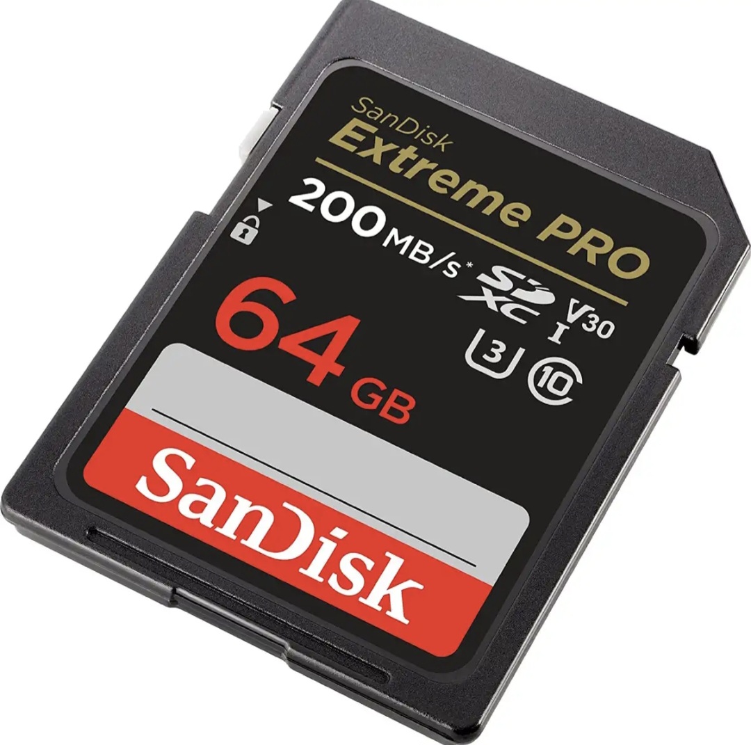 کارت حافظه SDXC سن دیسک مدل 30 Extreme Pro کلاس 10 استاندارد UHS-I U3 سرعت 200mbps ظرفیت 64 گیگابایت