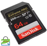 کارت حافظه SDXC سن دیسک مدل 30 Extreme Pro کلاس 10 استاندارد UHS-I U3 سرعت 200mbps ظرفیت 64 گیگابایت