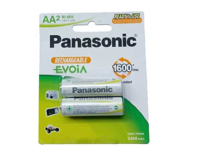 باتری قلمی قابل شارژ پاناسونیک مدل Rechargeable 2400mah بسته 2 عددی