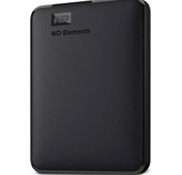 هارد اکسترنال وسترن دیجیتال مدل Elements ظرفیت چهار ترابایت دارای رابط USB Type-A3.2