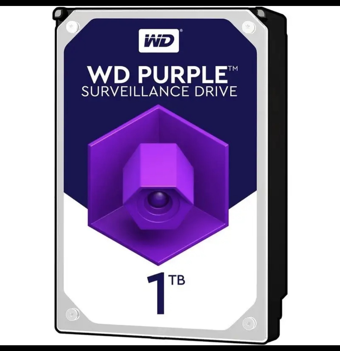 هارد دیسک اینترنال وسترن دیجیتال با رابط 3.0 SATA مدل Purple WD 10PURZ ظرفیت 1 ترابایت