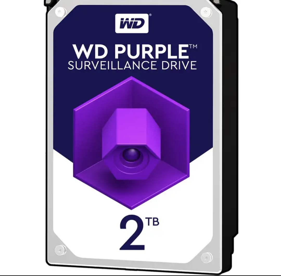 هارد دیسک اینترنال وسترن دیجیتال با رابط 3.0 SATA مدل WD 2TB Purple 64MB SATA 6Gb/s ظرفیت 2 ترابایت