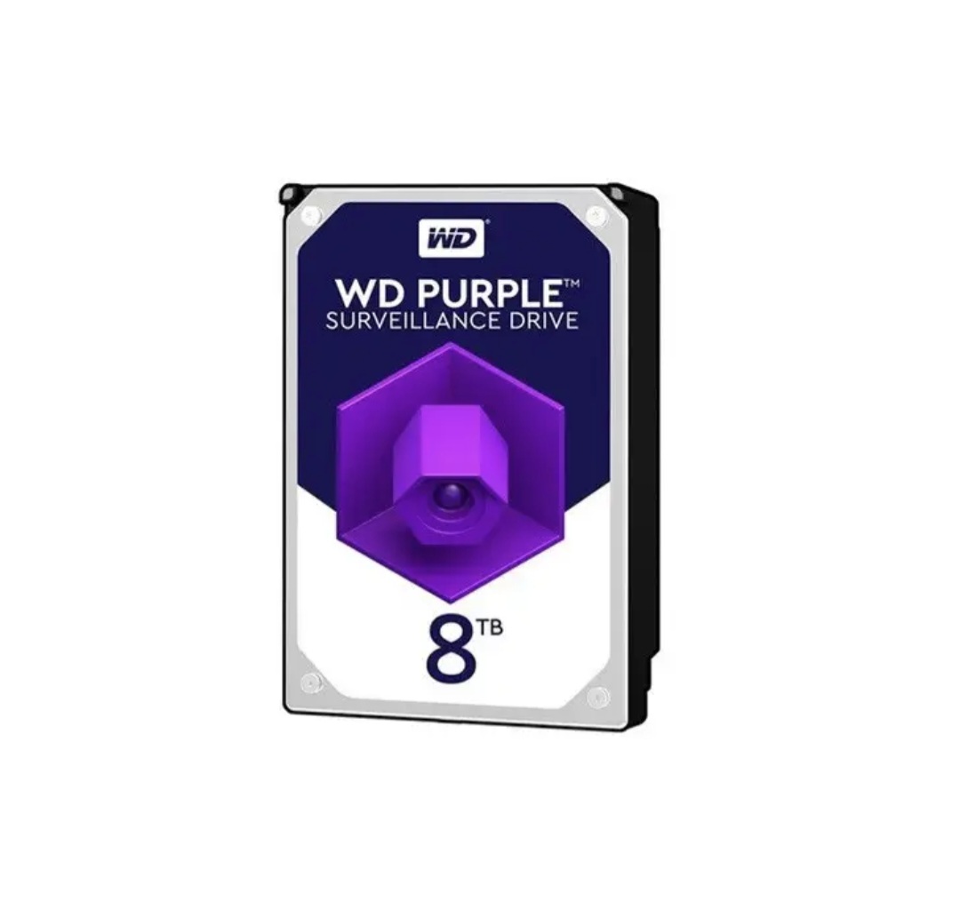 هارد دیسک اینترنال وسترن دیجیتال با رابط 3.0 SATA مدل WD 8TB Purple 256MB SATA 6Gb/s ظرفیت 8 ترابایت