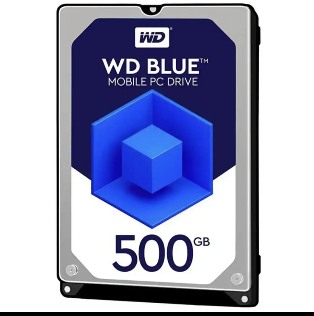 هارد دیسک اینترنال وسترن دیجیتال با رابط SATA مدل WD500 ED BLUE ظرفیت 500 گیگابایت