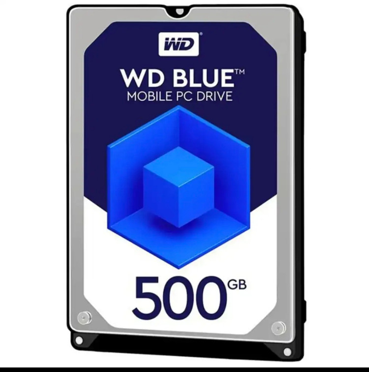هارد دیسک اینترنال وسترن دیجیتال با رابط SATA مدل WD500 ED BLUE ظرفیت 500 گیگابایت