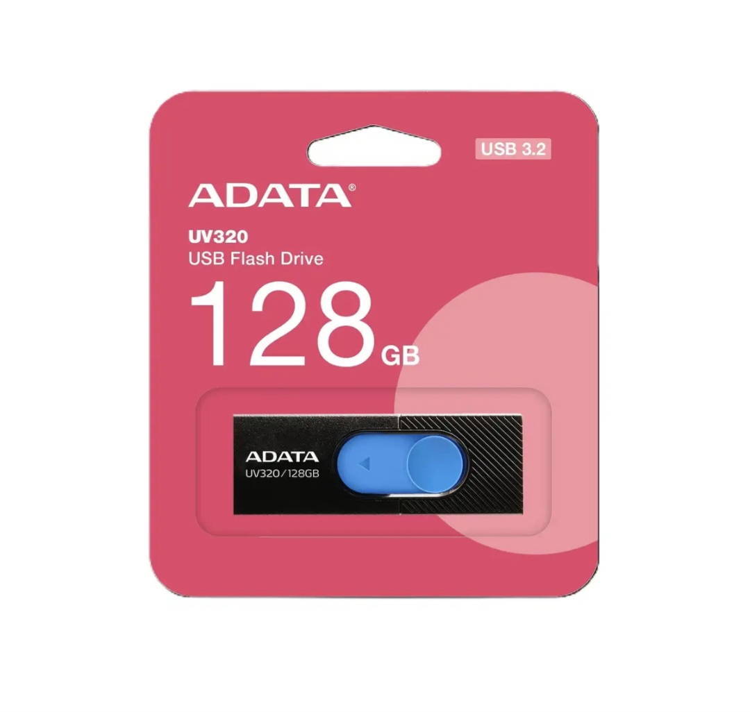 فلش مموری ای دیتا مدل UV320 ظرفیت 128 گیگابایت با رابط 3.2 USB