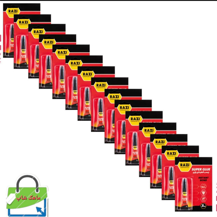 چسب قطره ای رازی مدل 115 حجم 3 میلی لیتر بسته 15 عددی