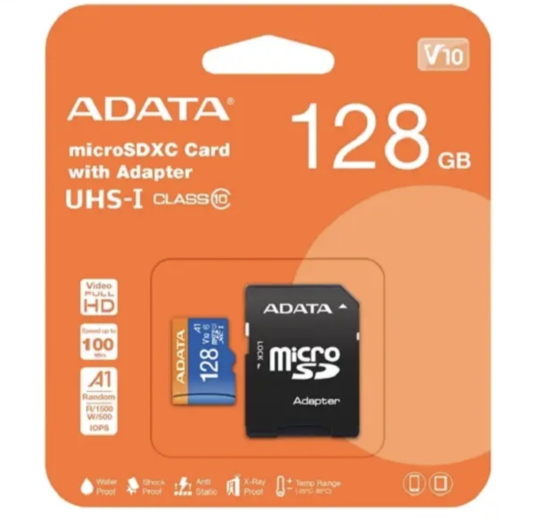 کارت حافظه microSDHD ای دیتا مدل Premier کلاس 10 استاندارد 1 UHS-I سرعت 100MBps ظرفیت  گیگابایت 128