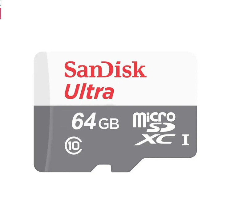 کارت حافظه microSDXC سن دیسک مدل Ultra کلاس 10 استاندارد UHS-I U1 سرعت 100MB ظرفیت 64 گیگابایت