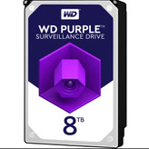 هارد دیسک اینترنال وسترن دیجیتال مدل Purple WD80PURZ ظرفیت 8 ترابایت