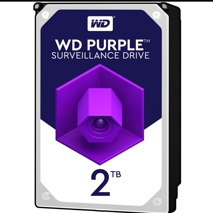 هارد دیسک اینترنال وسترن دیجیتال مدل Purple WD20PURZ ظرفیت 2 ترابایت