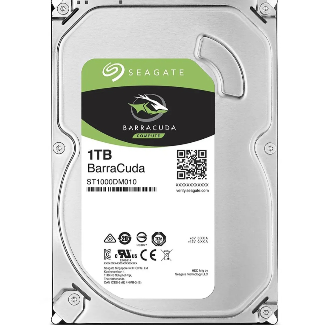 هارد دیسک اینترنال سیگیت مدل BarraCuda ST1000DM010 ظرفیت 1 ترابایت
