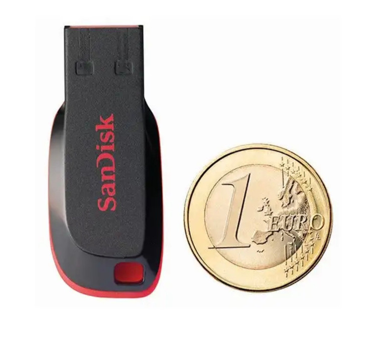 فلش مموری سن دیسک مدل Cruzer Blade Cz50 ظرفیت 128 گیگابایت با رابط 2.0 USB بدنه مات مقاوم در برابر لک و اثر انگشت سرعت انتقال 30 مگابایت بر ثانیه قابلیت رمزگذاری اطلاعات و طراحی بدون درپوش با شیار اتصال بند