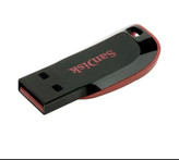 فلش مموری سن دیسکcz50Cruzer Blade ظرفیت 32 گیگابایت با رابط 2.0 USB، سرعت انتقال 30 مگابایت بر ثانیه طراحی بدون دریوش و بدنه مات مقاوم در برابر لک اثر انگشت دارای شیار اتصال بند و نرم افزار امنیتی و