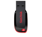 فلش مموری سن دیسکcz50Cruzer Blade ظرفیت 32 گیگابایت با رابط 2.0 USB، سرعت انتقال 30 مگابایت بر ثانیه طراحی بدون دریوش و بدنه مات مقاوم در برابر لک اثر انگشت دارای شیار اتصال بند و نرم افزار امنیتی و