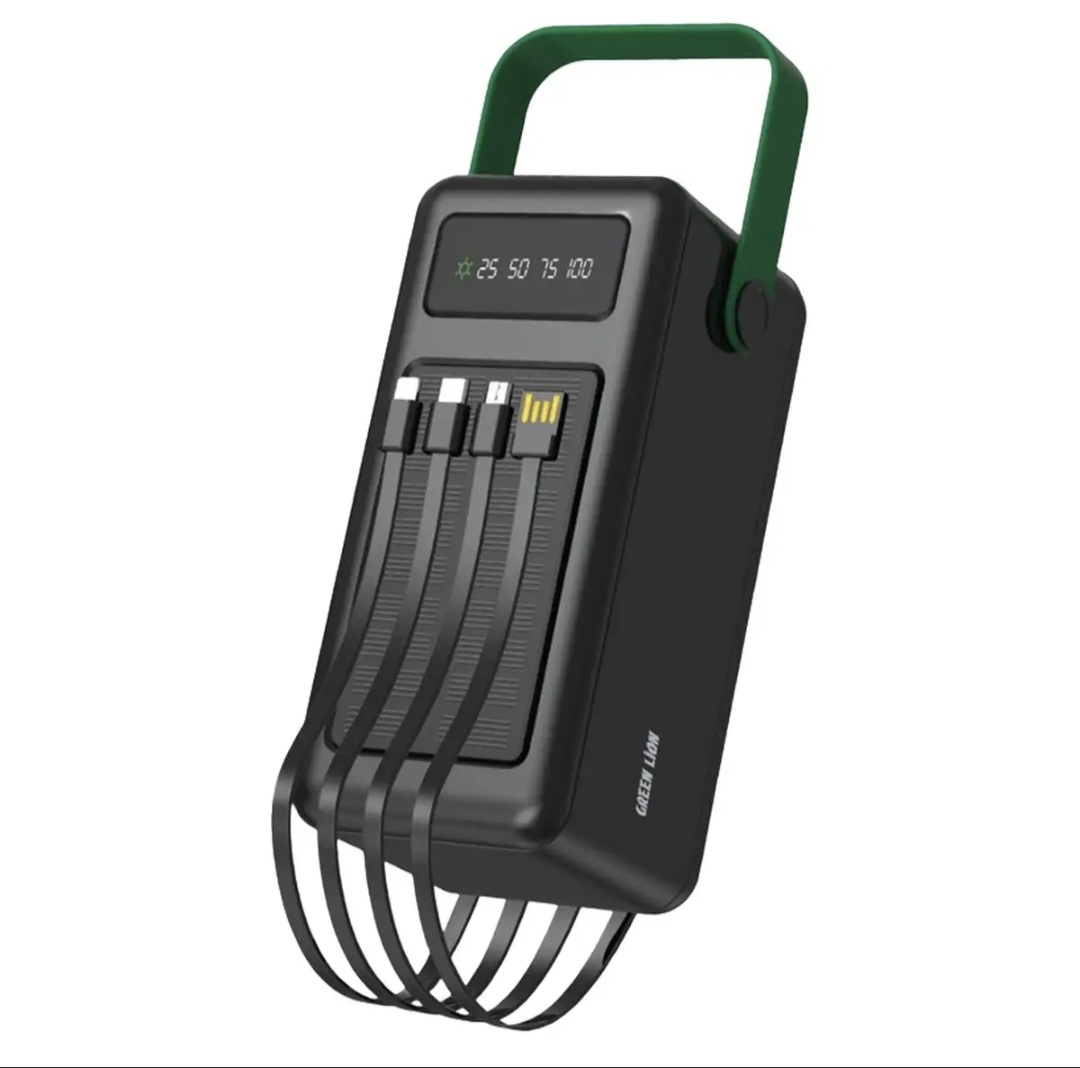پاوربانک گرین لاین مدل solar max gl-p974 ظرفیت 80000 میلی آمیر ساعت
