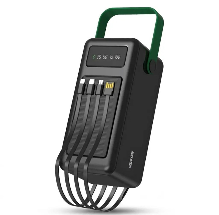 پاوربانک گرین لاین مدل solar max gl-p974 ظرفیت 80000 میلی آمیر ساعت