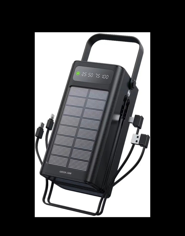 پاوربانک گرین لاین مدل GL-PX50 ظرفيت 60000 میلی آمیر ساعت به همراه پنل خورشیدی