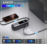 پاوربانک 100 وات انكر مدل 1695 ظرفیت 25000 میلی آمپر ساعت به همراه دو کابل USB