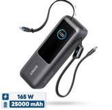 پاوربانک 100 وات انكر مدل 1695 ظرفیت 25000 میلی آمپر ساعت به همراه دو کابل USB