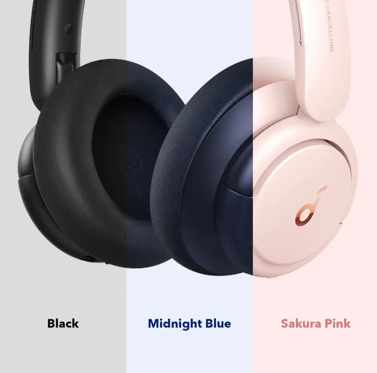 هدفون بلوتوثی انک مدل SoundCore Life Q30 با نویز کنسلینگ فعال (ANC) درگاه شارژ - USB Type دارای میکروفون دوگانه با حذف نویز مجهز به فناوری Hies Audio دارای حالت Transparency برای شنیدن صدای محيط