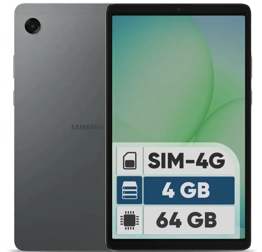 تبلت 8.7 اینچ سامسونگ مدل Galaxy Tab A11 Wi-Fi ظرفیت 64 گیگابایت و رم 4 گیگابایت با نمایشگر TFT LCD رزولوشن 1340800 پیکسل و نرخ نوسازی 90 هرتز باتری 5100 میلی آمپر ساعت و اسپیکر استریو