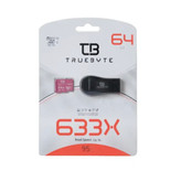 کارت حافظه microSD تروبایت مدل 30-2-633، ظرفیت 64 گیگابایت استاندارد سرعت 13-UHS، سرعت خواندن 95 مگابایت بر ثانیه مقاوم در برابر شوک