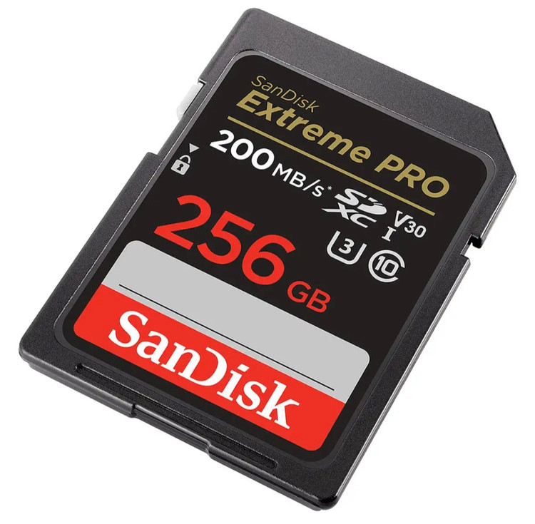 کارت حافظه SDXC سن دیسک مدل 30 Extreme Pro کلاس 10 استاندارد UHS-I U3 سرعت 200MB/S ظرفیت 256 گیگابایت