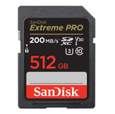 کارت حافظه SDXC سن دیسک مدل 30 Extreme Pro کلاس 10 استاندارد UHS-I U3 سرعت 200mbps ظرفیت 512 گیگابایت