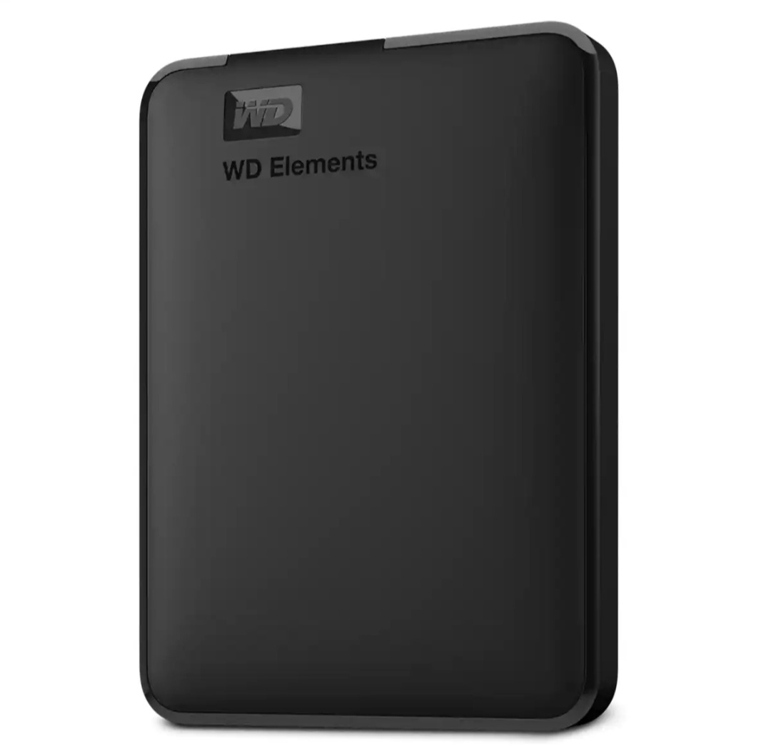 هارد اکسترنال وسترن دیجیتال مدل ELEMENTS ظرفیت یک ترابایت دارای رابط 3.2 USB Type