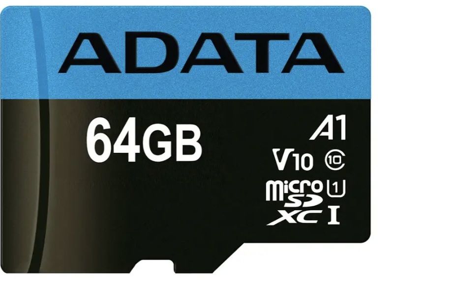 کارت حافظه microSDXC ای دیتا مدل 1 Premier V10 کلاس 10 استاندارد -UHS سرعت 100MBps ظرفیت 64  گیگابایت