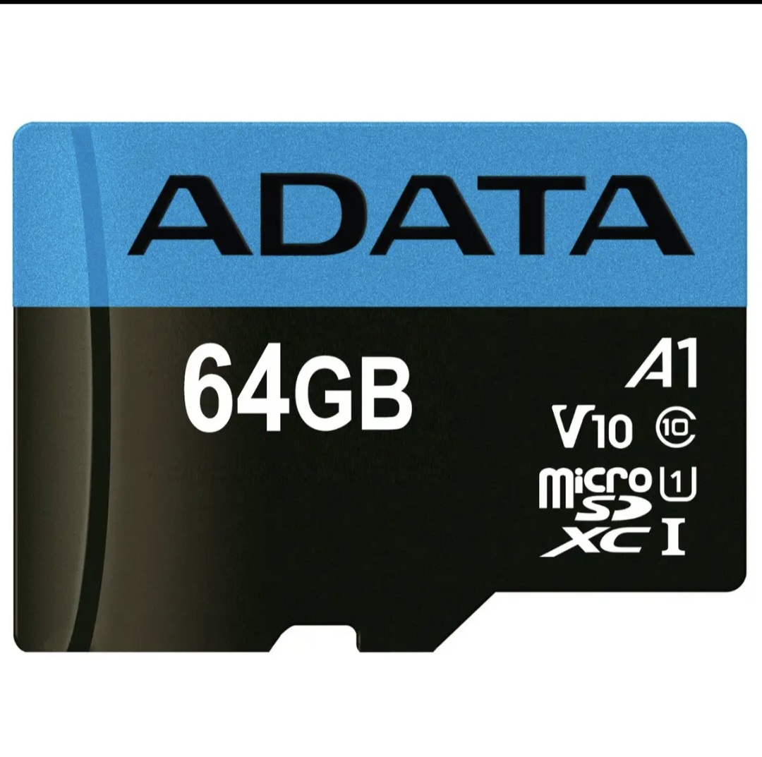 کارت حافظه microSDXC ای دیتا مدل 1 Premier V10 کلاس 10 استاندارد -UHS سرعت 100MBps ظرفیت 64 گیگابایت