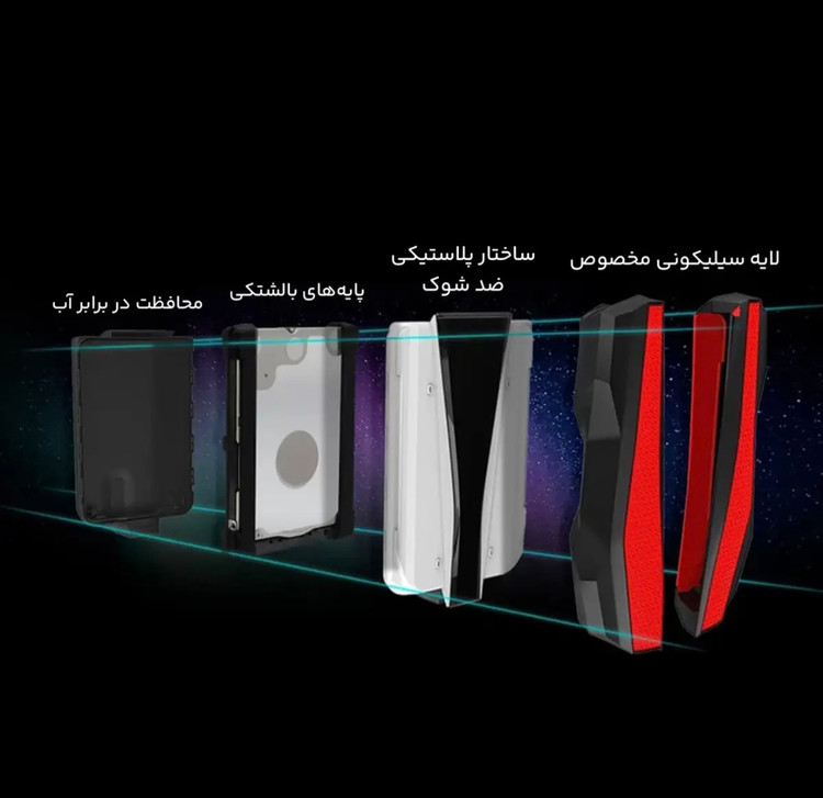 هارد اکسترنال 2 ترابایت ای دیتا مدل HD770 رابط کابل 3.2 USB Type-A ، مقاوم در برابر نفوذ گرد و غبار خط و خش و ضربه