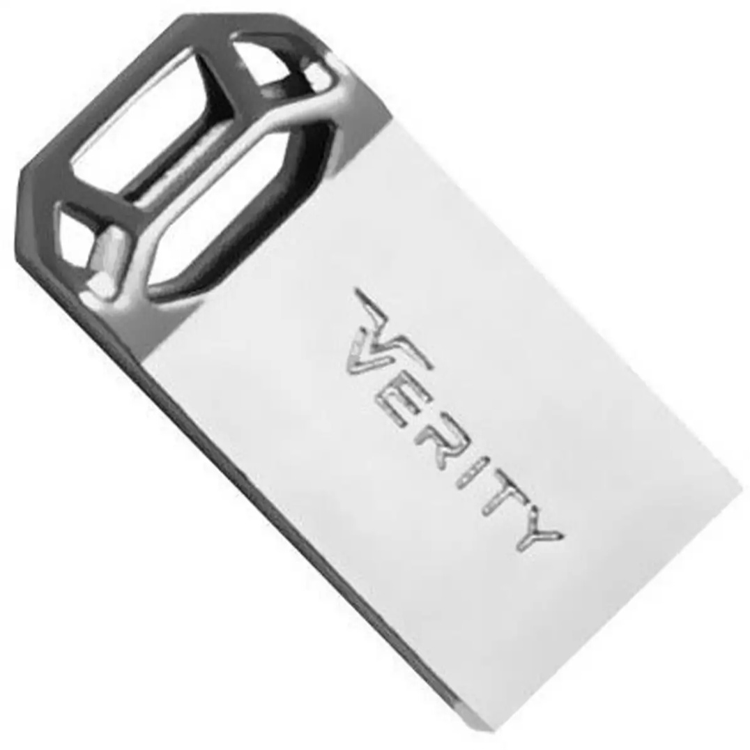 فلش مموری وریتی مدل 19- ظرفیت 64 گیگابایت با بدنه فلزی رابط USB 2.0 Type-A، سرعت انتقال 30 مگابایت بر ثانیه و سازگار با گوشی کامپیوتر لپ تاپ