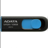 فلش مموری کشویی ای دیتا مدل 128 DashDrive ظرفیت 128GB، رابط 3.0 USB با سرعت خواندن 90 و نوشتن 40 مگابایت بر ثانیه طراحی بدون درپوش و بدنه مات ضد خش و گردوغبار