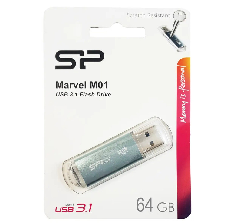 فلش مموری سیلیکون پاور مدل 01 Marvel ظرفیت 64 گیگابایت