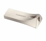 فلش مموری سامسونگ مدل Bar Plus MUF-32BE ظرفیت 16 گیگابایت با پورت USB سه نقطه یک بدنه فلزی و مقاوم در برابر آب شوک حرارت مغناطیس و اشعه ایکس